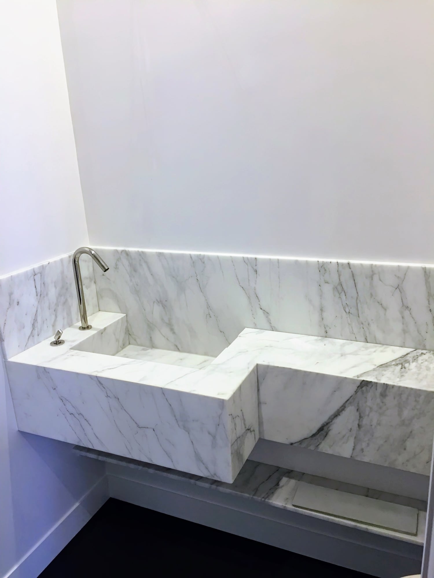 Piana e lavabo assemblati